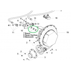 Комплект ущільнень Optima Kverneland AC498868 (АС498868)